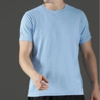  Men's Custom Print T Shirts Custom Your Own Logo T-Shirt Summer Men Plain Color Short-Sleeved T-Shirt Cotton Customized T Shirt