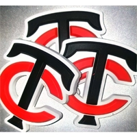  Baseball & American Football Helmet Bumpers Rubber Logo Patches Protective Helmet Accessories