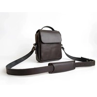  Mens Genuine Leather Crossbody Bag Small Messenger Shoulder Purse Adjustable Strap Minimalist Sling bag