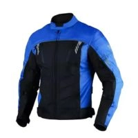  Men’s Textile Motorcycle Jacket Waterproof Cordura Riding Gear with Armor, Thermal Liner & Reflective Panels