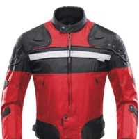  Men’s  Motorcycle Jacket – Armored Riding Jacket with Thermal Liner & Reflective Safety Strips