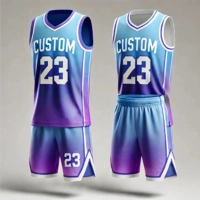  Unisex Custom Reversible Basketball Jersey Quick Dry Breathable Polyester Mesh Sportswear for Adults Plus Sizes XS-XL Printed