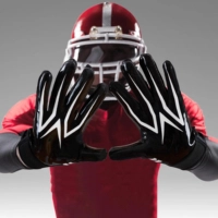  Custom American Football Gloves Winter No Slip Super Sticky Grip Sports Gloves