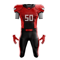  American Football Uniform Set, Polyester or Custom Blended Fabric Jersey and Pants, Custom Logo Number Name Sublimation or Tackle Twill Sportswear for Men, Youth and Adult Team Use, Wholesale Private Label Supplier Islamabad