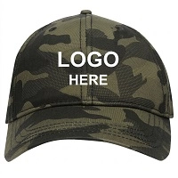  Camouflage Cap Custom Logo Adult Standard Size Military Style Cap