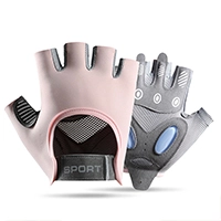  Sports Training Fitness Gym Cycling Workout Weight Lifting Palm Pain Relief Anti Slip Shock Absorbing Half Finger Gloves
