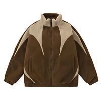  New Arrival Style Plus Size Sherpa Jackets High Quality Breathable Jacket For Man Front Logo Sherpa Man Jackets