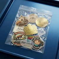  Premium Label Sample Pack Paper PVC Waterproof Metallic Gold Silver UV DTF Stickers Branding Kit