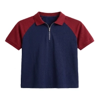  Raglan Zipp Polo Shirt Men | Fabric Sports Polo | Half Zip Athletic Casual Wear | Wholesale Supplier Pakistan