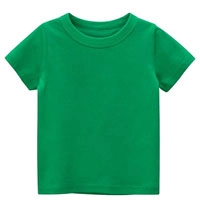  Kids' Crewneck Cotton T-Shirts - Solid Color Casual Bulk Wholesale MOQ 50 | Private Label Audix Industry