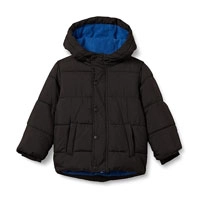  Babies Toddlers and Boys Heavyweight Hooded Puffer Jacket Thick Insulated Quilted Polyester Winter Jacket Kids Cold Weather Outerwear Hooded Design Bulk Supply OEM Custom Private Label Manufacturing