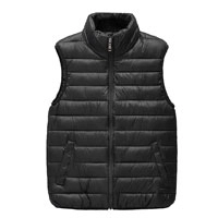  Men’s Zipper Light Warm Puffer Vest Sleeveless Winter Jacket Outdoor Wear OEM Custom Apparel Supply
