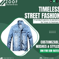  Customizable Denim Jackets | Premium Street Fashion Wash | Men & Women | Bulk Wholesale Supply | OEM/ODM Private Label