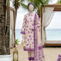  Kayseria Jaffrani Lawn 3 Piece Unstitched Printed Embroidered Suit Shirt Dupatta Trouser Summer Dress Pakistan Supplier