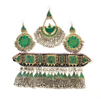  Best Price Heavy Duty Lightweight Afghan Bridal Jewelry Necklace Sets Hot Sale Earrings Set for Women and Girls Bridal Jewelry