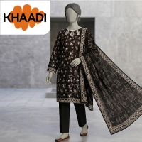 Khaadi 3-Piece Suit Lawn Suit Bundle Pack of 10 Women Unstitched Printed Shirt Dupatta Trouser Bulk Supply