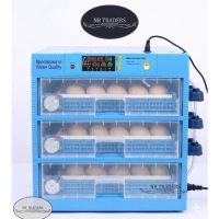  192 Eggs AC/DC Fully Automatic Egg Incubator | Intelligent Poultry Hatchery Machine | Auto Water Filling System