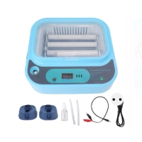  12 Eggs AC/DC Full Automatic Egg Incubator | Light Blue Intelligence Hatchery Machine | Auto Water Refilling System