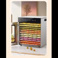  Food Dehydrator Machine  12-Layer Commercial  – 10KG Capacity Stainless Steel Dryer | 1000W