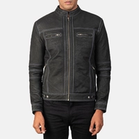  Rustvolt Bikerline Leather Motowear for Men With Ventride Sleeves and Flexrange Back Panels for Maximum Road Movement