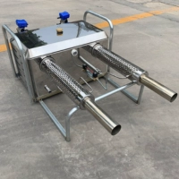  Double Head Fogger Machine Pickup Mounted Fogging Machine Heavy Duty Dual Head Disinfection Fogger for Agriculture Sanitization Pest Control and Commercial Spraying Pakistan