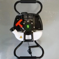  Earth Auger Pole Hole Making Machine 159CC 173CC 196CC 4 Stroke Soil Drilling Machine with Powerful Vertical Engine for Fence Pole Plantation and Agricultural Hole Digging Wholesale Supply