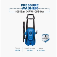  Hyundai Pressure Washer 105 Bar | 1400W High Pressure Cleaning Machine | Copper Motor Washer
