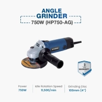 Hyundai Angle Grinder 750W | Electric Grinding Machine | High Performance Cutting & Polishing Tool