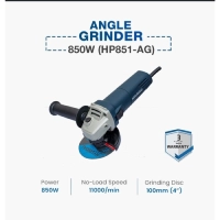  Hyundai Angle Grinder 850W | Electric Grinding Machine | High Power Cutting & Polishing Tool