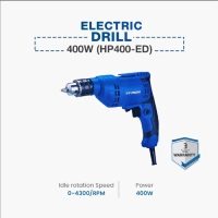  Hyundai Electric Drill 400W | 6.5mm High Speed Power Drill | Compact Drilling Machine