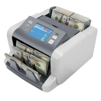  SM-P80 1CIS Mix Denomination Currency Counting Machine with UV MG IR Image Fake Note Detection High Speed 1000 Notes Per Minute Cash Counter with 3.5 Inch TFT Touch Screen Multi Currency Bill Counter Wholesale Supply