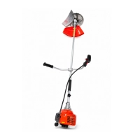  FST 4 Stroke Engine Grass Cutting Machine Heavy Duty Petrol Brush Cutter Weed Trimmer Agricultural Farm Landscaping Grass Cutter Machine for Lawn Garden Bush Cutting and Field Maintenance Operations Portable Equipment