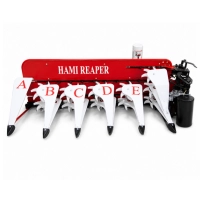  Tractor Mounted Front Reaper Binder 1.5 Meter Cutting Width Agricultural Harvesting Machine for Wheat Rice Crop Cutting and Bundling Heavy Duty Reaper Binder Attachment for Tractor Farming Harvest Operations