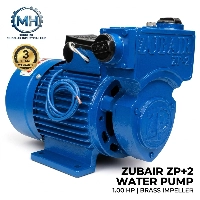  Premium Zubair Pumps ZP+2 Water Pump (1.00\text{ HP}, 100\text{ft} Suction, Heavy Brass Impeller) — Direct Factory Supply via Mubshar Industrial Hub