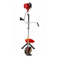  Brush Cutter 2 Stroke 52CC Petrol Heavy Duty Grass Cutting Machine with 3 Blades Super Belt Agricultural Weeding Machine for Farm Garden Bush Cutting Landscaping by TeamMax Agro Power Machinery Store Lahore Pakistan