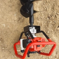  68CC Petrol Earth Hole Digger Post Hole Auger Machine Heavy Duty Ground Drilling Equipment for Plantation Tree Farming Fence Installation Tunnel Farming Agriculture with Multiple Drill Bit Options Lahore Pakistan