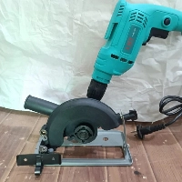  Hand Angle Grinder to Cutter Conversion Attachment Cutting Machine Drill Adapter Metal Wood Cutting Tool Grinder Conversion Kit Portable Workshop Cutting Accessory OEM Use