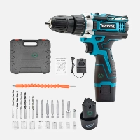  Makita 12V LXT Lithium Ion Cordless Driver Drill 1/3 Inch Compact Battery Powered Hand Drill Machine High Torque 250 in.lbs Professional Kit for Wood Metal Plastic Screw Driving Drilling OEM Use