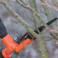  Universal Reciprocating Saw Drill Attachment Branch Cutter Electric Drill Conversion Tool Wood Pruning Tree Trimming Portable Cutting Attachment for Garden Farming and DIY Applications