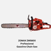  ZOMAX ZM5800 54cc Professional Gasoline Chainsaw 3.0HP Petrol Wood Cutting Machine 16 18 20 Inch Guide Bar Logging Tree Felling Firewood Cutting Forestry Landscaping Tool OEM Use