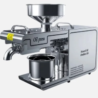 D01 Portable Oil Press Machine Vegetable Seeds Oil Press Machine High Efficiency Oil Extraction Equipment Compact Portable Seed Oil Expeller with Intelligent Operation Industrial Grade Construction for Commercial Domestic and Agricultural Oil Product