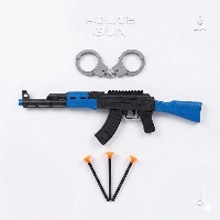  Kids Toys Police Gun and Handcuffs Play Set – Blue