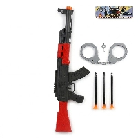  Kids Toys Police Gun and Handcuffs Play Set – Red