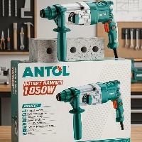  Antol 26mm Rotary Hammer Drill 1050W – Model ARH2601 | Heavy Duty 3-Function Demolition Hammer with 100% Copper Motor