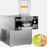  Commercial Snowflake Ice Maker 400W Stainless Steel 60 Liter Fast Freezing Ice Flake Machine Dual Barrel System Heavy Duty Ice Production Equipment for Restaurants Hotels Cafes Juice Shops Catering and Commercial Food Service Businesses Pakistan