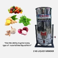  Liquid Grinder 2 KG Capacity Heavy Duty Steel Body Wet Grinding Machine Stainless Steel Blade 460W High Speed 15000–16000 RPM Tomato Onion Green Masala Paste Grinder with Stand Commercial Kitchen Food Processing Equipment OEM