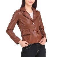  High Quality Women Leather Jacket Low MOQ Women Leather Jacket New Arrival Women Leather Jacket Best Selling OEM Service