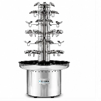  Multi-Flow Chocolate Fountain | Smooth Multi-Tiered Melting Basin | Stainless Steel Commercial Catering Equipment