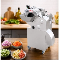  Commercial Multifunctional Vegetable Cutter | High Speed Dicer Shredder Slicer | Stainless Steel Food Prep Machine