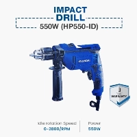  Hyundai Impact Drill 550W | HP550-ID 13mm Hammer Drill Machine | Variable Speed Electric Drill
